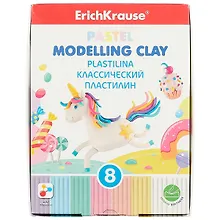 Пластилин «Pastel», 6 цветов, 144 г, Erich Krause