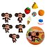 Капсула-сюрприз Чебурашка, 6 аксессуаров, 6 видов в ассортименте, Funky Toys, (8х8х8), (CHE2404) - 1