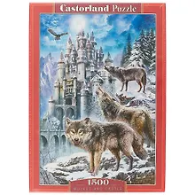 Пазл «Волки и замок» 1500 элементов, Castorland