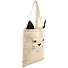 Сумка-шоппер с ушками "Котик", 40*32/35см, текстиль СК2019-1 - 1