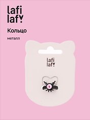 Кольцо Монстрик с глазками черный (металл) (12-03907-B28) (Lafilaf)
