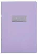 Тетрадь А4 48л кл. "Serenity day" скрепка, мел.картон, выб.лак, печ.пантон, ламинация soft touch, тиснение фольгой