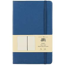 Книга для записей А5 96л тчк. "JOY BOOK. Синий океан" 7БЦ, иск.кожа, тонир.офсет, скругл.углы, ляссе