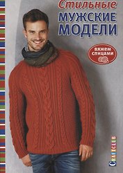Стильные мужские модели. Вяжем спицами