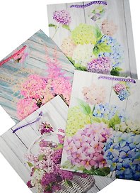 Пакет подарочный бумажный А4 26*32*12.5 "Садовый букет", жен., мат. ламинат, Kairui