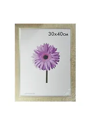 Фоторамка пластик 30*40 "Nina" серебряная, 100 рамок