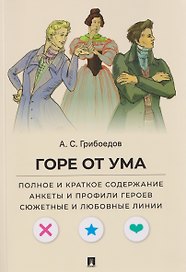 Горе от ума. Полное и краткое содержание. Анкеты и профили героев. Сюжетные и любовные линии