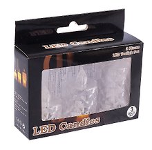 Набор LED-свечей (3 штуки) (пластик) (14х19 см)