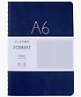 Записная книжка «Format. No 3» А6+, 60 листов в клетку, экокожа, Listoff