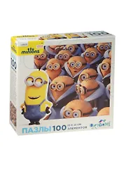 Паззл Оригами 100эл 22*22см Серия Minions 01700