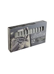 Мелки художественные сухие 12цв, серые, карт.упак., Cretacolor