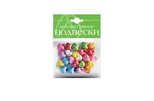 Набор для творчества, HOBBY TIME, Декоративные подвески из пластика Сердечки в асс.