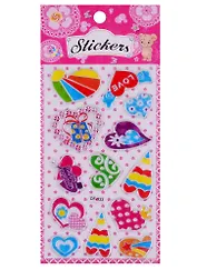 Наклейки ПВХ Сердца DF-139