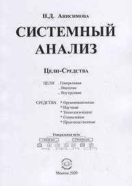 Системный анализ. Цели-Средства