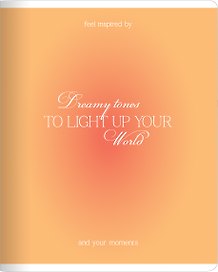 Тетрадь 48л кл. "Bright", оранжевый, карт.обл., ламинация, скрепка