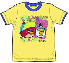 Angry Birds Футболка для мальчиков HIPSTERS (7-8 лет, Желтый) (TSB81-YELL-AB)