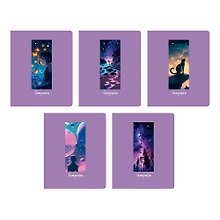 Тетрадь общая «Total Lilac. Landscapes», 48 листов в клетку, А5, в ассортименте - Listoff