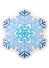 Наклейка Новогодняя Снежинка - 2