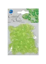 Набор бусин Кристальная игра Розочки зеленые (CRP122) (упаковка)