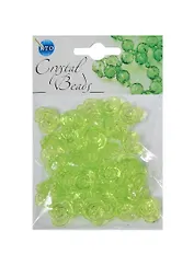 Набор бусин Кристальная игра Розочки зеленые (CRP122) (упаковка)