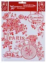 Трафарет Barocci ПВХ многоразовый Romantic garden 20х25см Л-126