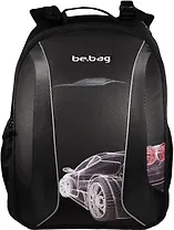 Рюкзак школьный "be.bag AIRGO Grid Car", Herlitz