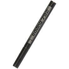 Маркер 792 лаковый, черный, 0,8мм, Edding