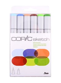 Набор маркеров Copic Sketch "Земля", 6 цветов
