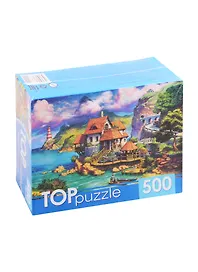 Пазл «Прибрежный домик» 500 элементов, TOPpuzzle