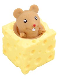 Игрушка-антистресс мяшка «Мышка в сыре», в ассортименте