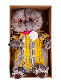 Игрушка мягкая Budi Basa, Басик в двубортном плаще Ks30-157