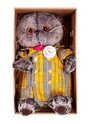 Игрушка мягкая Budi Basa, Басик в двубортном плаще Ks30-157