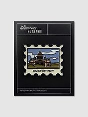 Значок эмалированный. Марка. Исаакий