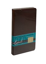 Еженедельник недат. А6 80л "MEGAPOLIS VELVET" коричневый, иск.кожа, тонир.блок, золотой обрез, ляссе, Bruno Visconti