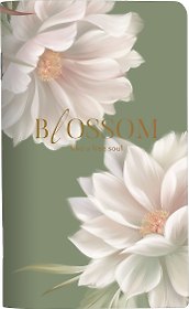 Тетрадь 48л кл. "Blossom", лотосы, карт.обл., ламинация, тиснение золотой фольгой, скрепка