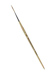 Кисть колонок шлеппер №0,8 ручка короткая, лак, серия 1040, ЖК