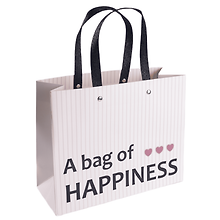 Пакет А4 24,5*19,5*9,5 "A bag of happiness" нейтр., бум.мат.ламинат