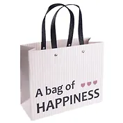 Пакет А4 24,5*19,5*9,5 "A bag of happiness" нейтр., бум.мат.ламинат