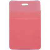 Обложка для проездного билета "Solo", пластик, розовая