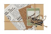 Коробка подарочная "Newspaper" 18*12*7см, картон - 2