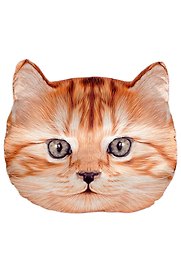 Игрушка, Подушка-игрушка Кошка рыжая 42*20*38см