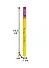 Ручка гелевая Berlingo, Color Stick, черная 0,5 мм, в ассортименте - 2