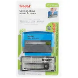 Штамп самонаборный 2-стр 70*10 синяя подушка, 4916, TRODAT