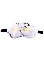 Маска для сна Мрамор серый Hello marble (золото) (пакет)