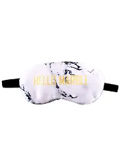 Маска для сна Мрамор серый Hello marble (золото) (пакет)