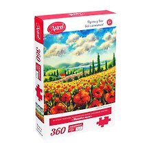 Пазл «Маковое поле» 360 элементов, Origami