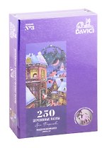 Пазл 250 деревянный Рождественский ангел (7-03-14-250) (220х370мм) (DAVICI) (коробка)