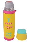 Термос цветной Keep Calm (металл) (500мл) - 1