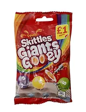 Жевательные конфеты Skittles Giants GOOEY, 109г
