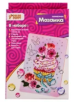 Набор для творчества Color Puppy Алмазная мозаика Пирожное10*15см